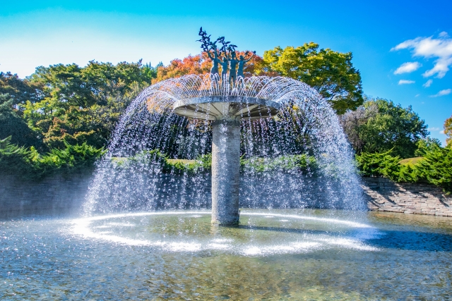 【東京】立川・昭和記念公園の噴水