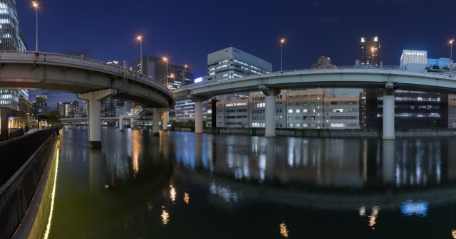 大阪 中之島 都市風景